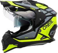 Oneal Sierra R Casque de motocross, noir-jaune, taille 2XL pour homme