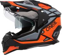 Oneal Sierra R Casque de motocross, noir/orange néon, Taille S (55/56)