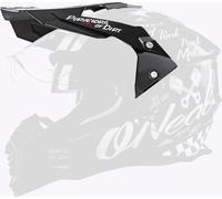Oneal Sierra Torment Pic du casque, Noir/Blanc, Taille unique