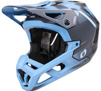 O'Neal Casque intégral VTT SL1 Glacior Downhill M Mat Bleu clair/Gris foncé