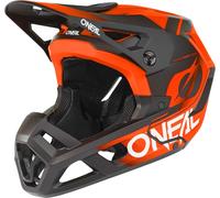 Oneal SL1 Strike Casque de descente, noir-blanc-rouge, taille M pour homme