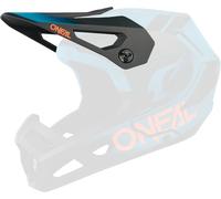 Oneal SL1 Strike Casque Peak, noir/turquoise, Taille unique
