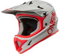 Oneal Sonus Casque de descente, gris-rouge, taille L pour homme