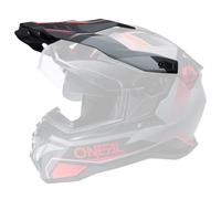 O'NEAL | Visière de remplacement pour casque de moto | Enduro Adventure | Visière de remplacement pour le casque D-SRS Square V.22 | Visière pour le casque D-SRS Square V.22 | Adulte | Noir Rouge