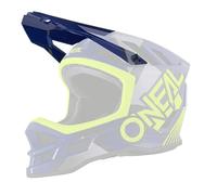 O'NEAL | Visière de Remplacement pour Casque de Motocross | Motocross MX Enduro | pour Casque Blade Polyacryl Delta | Casque Blade Polyacrylite Delta | Adulte | Bleu Néon Jaune | Taille Unique