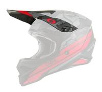O'NEAL | Visière de Remplacement pour Casque de Motocross | Motocross MX | Visière de Remplacement pour Le Casque 3SRS Camo V.22 | Visière pour Casque 3SRS Camo V.22 | Adulte | Noir Rouge