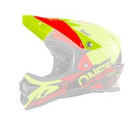 O'NEAL | Visière de Remplacement pour Casque de Motocross | MX | Visière de Remplacement pour Backflip Burnout | Visière de Rechange Backflip Burnout | Adulte | Noir Jaune Néon Orange | Taille Unique