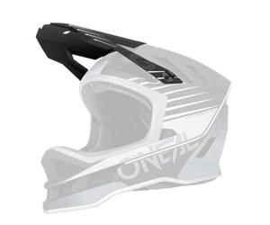 O'NEAL | Visière de remplacement pour casque de vélo | VTT | Visière de remplacement pour le Blade Polyacrylite Delta V.22 | Visière pour casque Blade Polyacrylite Delta V.22 | Adultes | Noir Gri