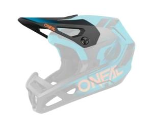 O'NEAL Visor SL1 Helmet Strike Black/Teal Unisex-Adult, Taille Unique