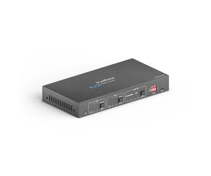 OneAV Switch HDMI 4x2 4K 18Gbps avec mise à l'échelle et extraction audio