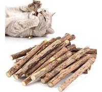OneBarleycorn - Herbe à Chat Jouet pour Chat,Matatabi Bâtons pour Nettoyer Les Dents Molaires Jouet à Mâcher pour Chaton,Paquet de 20