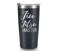 Onebttl Tasse de voyage de Jiu jitsu pour homme, maître de Jiu-jitsu, tasse de voyage pour les amateurs de Jiu-jitsu, petit ami, mari, fils, petit-fils, pour Noël, anniversaire, gobelet en acier