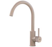 ONECE Robinet Cuisine Rotatif à 360°, Mitigeur Évier Monocommande, Chaude et Froide Réglable, Robinetterie Anti-calcaire, Aérateur Démontable, Couleur Avoine