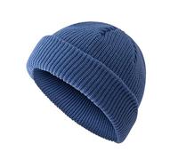 OneChance Bonnet pour homme et femme - Bonnet d'hiver chaud - Bonnet en tricot doux - Unisexe - Pour l'hiver et l'automne, bleu jeans, 56/58 cm