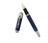ONECMN Stylo-plume bleu océan, vert, rouge, noir, papeterie de bureau, support lourd avec cadeau d'écriture brillant unique (F, stylo uniquement)