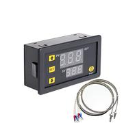 ONECMN W3230 Mini contrôleur de température numérique Thermostat K-TYPE 12 V 24 V 220 V Régulateur de chauffage Contrôle de refroidissement Thermorégulateur (couleur : 24 V)