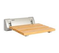 oneConcept Arielle Siège de douche pliable - Charge 160kg max. - Bois de bambou & aluminium Multicolore G