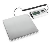 oneConcept Marketeer - Balance postale numérique pèse-colis pèse-lettres courrier paquets (écran séparé, charge max 150kg, surface de 27x27cm, fonction tare)