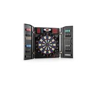 OneConcept Jeu de fléchettes électronique Masterdarter 38 jeux 211 variantes Noir pointes molles