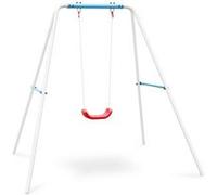 oneConcept Miri Balançoire enfant de jardin, armature, cordes et assise bleue G