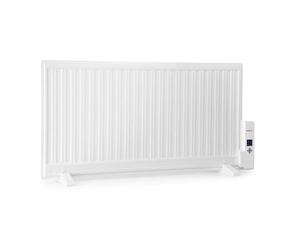 oneConcept Mobile Radiateur à Bain d'Huile Fixation Murale, Faible Consommation d'Energie et Silencieux, 1000W, avec Thermostat, Tactile, Chauffage d'Appoint Electrique