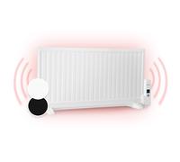 oneConcept Mobile Radiateur à Bain d'Huile Fixation Murale, Faible Consommation d'Energie et Silencieux, 1000W, avec Thermostat, Tactile, Chauffage d'Appoint Electrique