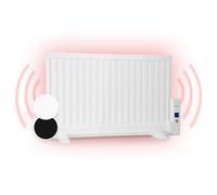 OneConcept Wallander 800W Radiateur à Bain d'Huile Blanc
