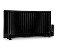 Wallander Radiateur à bain d'huile 1000W thermostat Chauffage ultra plat - noir - Oneconcept
