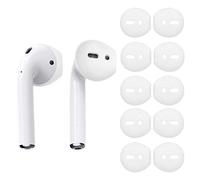 OneCut Lot de 5 Paires d'embouts en Silicone pour écouteurs Airpods 1 et 2 Blanc