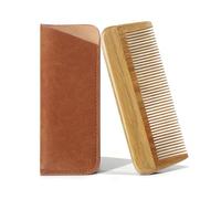 Onedor Haarkamm aus natürlichem Sandelholz, handgefertigt, 100% natürliches Sandelholz, antistatisch, natürlicher Haarentwirrer, Holzkamm (court)