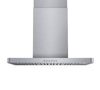 ONEEON Hotte aspirante de 76,6 cm en acier inoxydable 900 CFM pour montage mural avec ventilateur à 4 vitesses, lumières LED, bouton poussoir, corps ultra fin, hotte de ventilation style