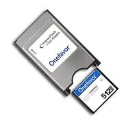 Onefavor Adaptateur Compact Flash vers PCMCIA ATA - Adaptateur CF vers PC pour carte CF 2 (comprend une carte mémoire CF 512 Mo)