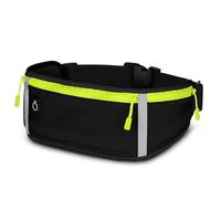 ONEFLOW Active Pro Ceinture de course pour Motorola série G avec 3 compartiments, respirant, sac banane pour téléphone portable, sac banane étanche, Maximum Black, Motorola Moto G57 Power, Utilité