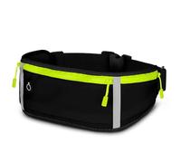 ONEFLOW Active Pro Ceinture de course pour Realme Note 60, avec 3 compartiments, respirant, sac banane de sport, pour le jogging, sac banane pour téléphone portable, étanche, noir