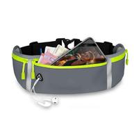 ONEFLOW Active Pro Ceinture de course pour Samsung à partir de S24, avec 3 compartiments, respirant, sac banane pour téléphone portable, sac banane étanche, Clear Mind, Samsung Galaxy S26, Utilité