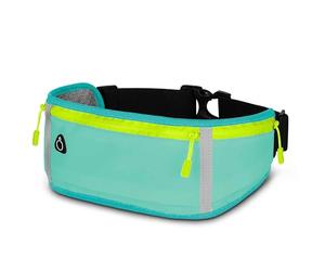 ONEFLOW Active Pro Ceinture de course pour Samsung XCover avec 3 compartiments, respirante, sac banane de sport pour le jogging, sac banane pour téléphone portable, imperméable, ceinture de course