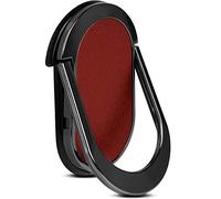 Oneflow Bague de téléphone portable de qualité supérieure compatible avec tous les OnePlus - Support de doigt avec aimant intégré - Support de téléphone portable rotatif à 360° - Rouge