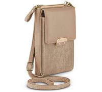 ONEFLOW Bliss Purse Étui pour téléphone portable Poco F7 Ultra pour femme avec porte-monnaie, sac à bandoulière avec portefeuille et poche pour téléphone portable, petit sac à main, beige crème