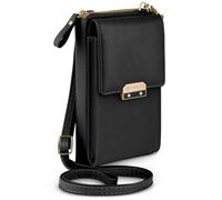 ONEFLOW Bliss Purse Étui pour téléphone portable Poco F7 Ultra pour femme avec portefeuille, sac à bandoulière avec portefeuille et poche pour téléphone portable, petit sac à main, noir