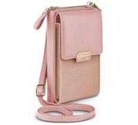 ONEFLOW Bliss Purse Étui pour téléphone portable Poco F7 Ultra pour femme avec portefeuille, sac à bandoulière avec portefeuille et poche pour téléphone portable, petit sac à main Rose
