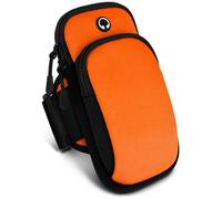 ONEFLOW Brassard de sport de qualité supérieure pour téléphone portable - Pour le jogging - Compatible avec Samsung Galaxy S24 Plus - Sac de course pour smartphone - 2 compartiments - Support de