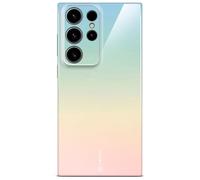 ONEFLOW Coque de protection pour Samsung Galaxy S24 Ultra avec motif design, coque rigide fine imprimée pour téléphone portable Samsung Galaxy S24 Ultra - Coque fine imprimée - Vert menthe beige rose