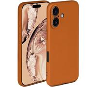 Oneflow Coque de protection souple en silicone pour iPhone 17 avec protection de caméra, coque en silicone avec protection accrue pour l'écran, protection arrière, coque souple pour téléphone, Marron