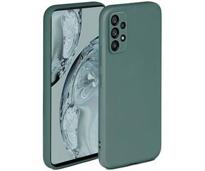 ONEFLOW Coque de protection souple pour Samsung Galaxy A53 5G - En silicone avec protection de l'appareil photo - Protection accrue pour l'écran - Bleu pétrole