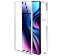ONEFLOW Coque de protection tactile pour Samsung Galaxy S25 Ultra - Protection complète à 360° - Avec protection d'écran - En TPU transparent - Avant et arrière - Anti-chocs - Transparent