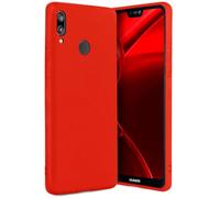 OneFlow Coque Souple SlimShield Pro Compatible avec Huawei P20 Lite | adhérente/Silicone+TPU, Rouge