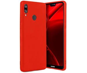 OneFlow Coque Souple SlimShield Pro Compatible avec Huawei P20 Lite | adhérente/Silicone+TPU, Rouge