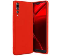 OneFlow Coque Souple SlimShield Pro Compatible avec Huawei P20 Pro | adhérente/Silicone+TPU, Rouge