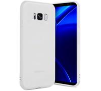 OneFlow Coque Souple SlimShield Pro Compatible avec Samsung Galaxy S8 | adhérente/Silicone+TPU, Blanc