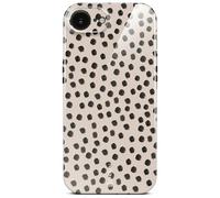 ONEFLOW Coque Splash pour iPhone 16e avec motif design, étui de protection pour téléphone portable avec protection de caméra, coque rigide imprimée, étui mince pour téléphone portable, points cookies